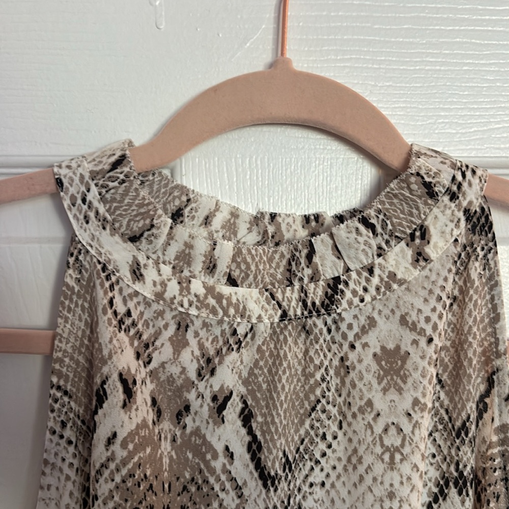 Snake Print Tank Top - Picture 3 of 8